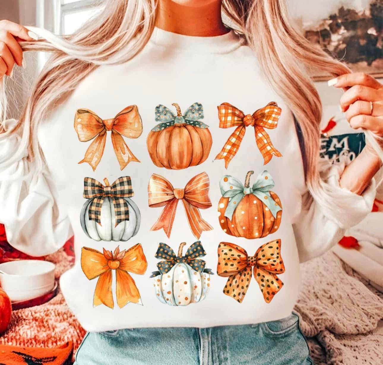 Pumpkin Coquette Tee