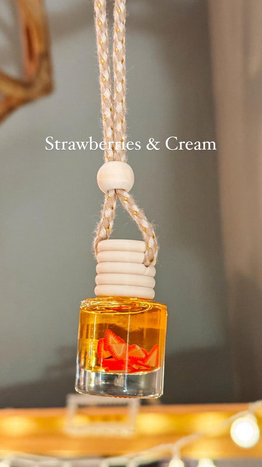 Strawberries + Cream Car Diffuser (Preorder)