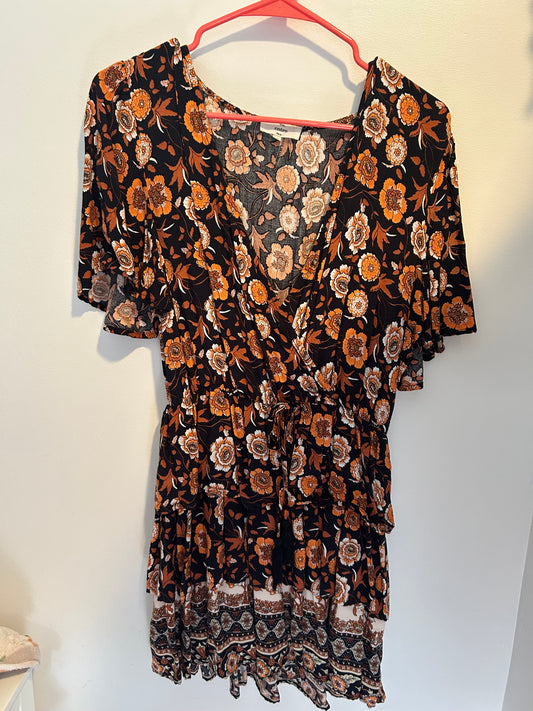 Entro Fall Floral Dress