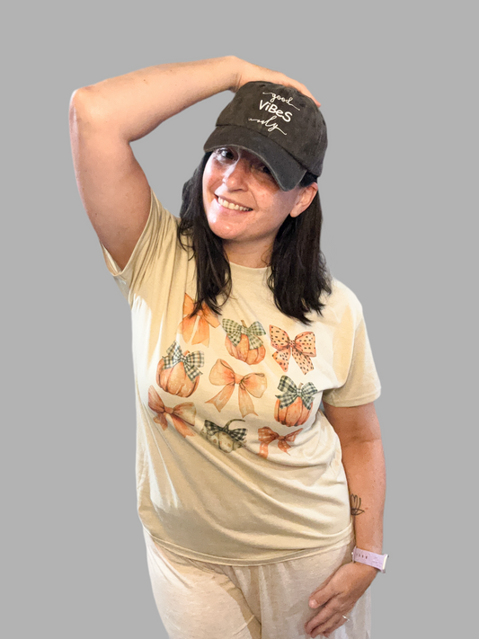 Pumpkin Coquette Tee