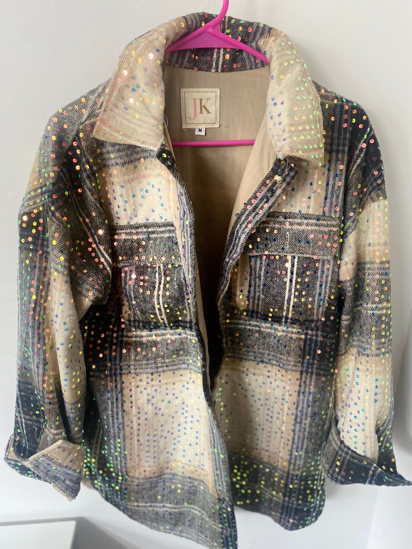 Sequin Shacket