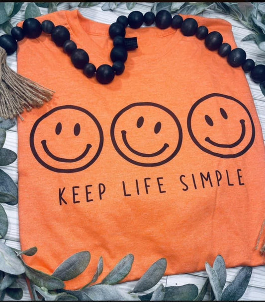 Keep Life Simple Tee Large