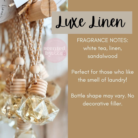 Luxe Linen Hanging Car Diffusers