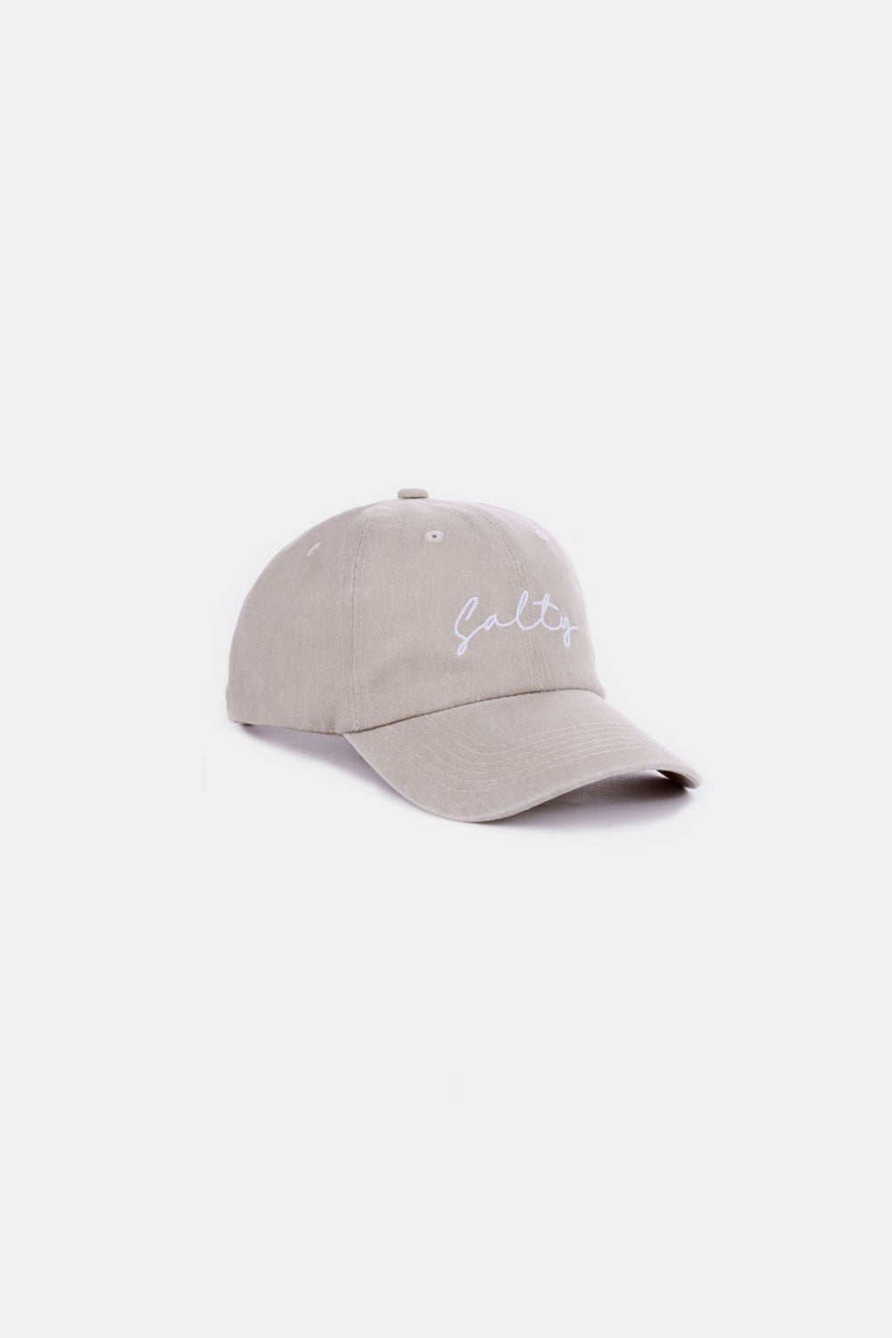 Zenana SALTY Embroidered Vintage Washed Baseball Cap