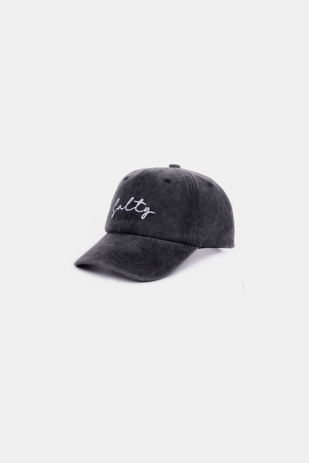 Zenana SALTY Embroidered Vintage Washed Baseball Cap